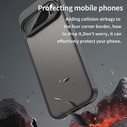 Google Pixel 9 Pro TPU Hybrid PC Frosted Phone Case with Durable Scratch, Dirt & Wear Protection, Precise Cutouts, Lightweight Easy-Fit Slim Cover