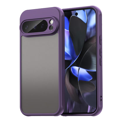 Google Pixel 9 Pro TPU Hybrid PC Frosted Phone Case with Durable Scratch, Dirt & Wear Protection, Precise Cutouts, Lightweight Easy-Fit Slim Cover