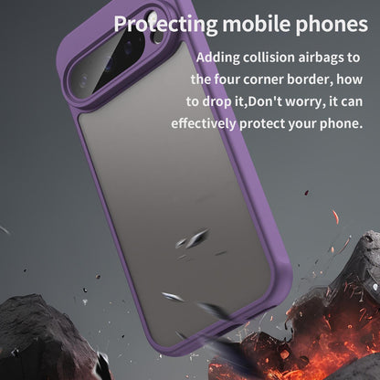 Google Pixel 9 Pro TPU Hybrid PC Frosted Phone Case with Durable Scratch, Dirt & Wear Protection, Precise Cutouts, Lightweight Easy-Fit Slim Cover