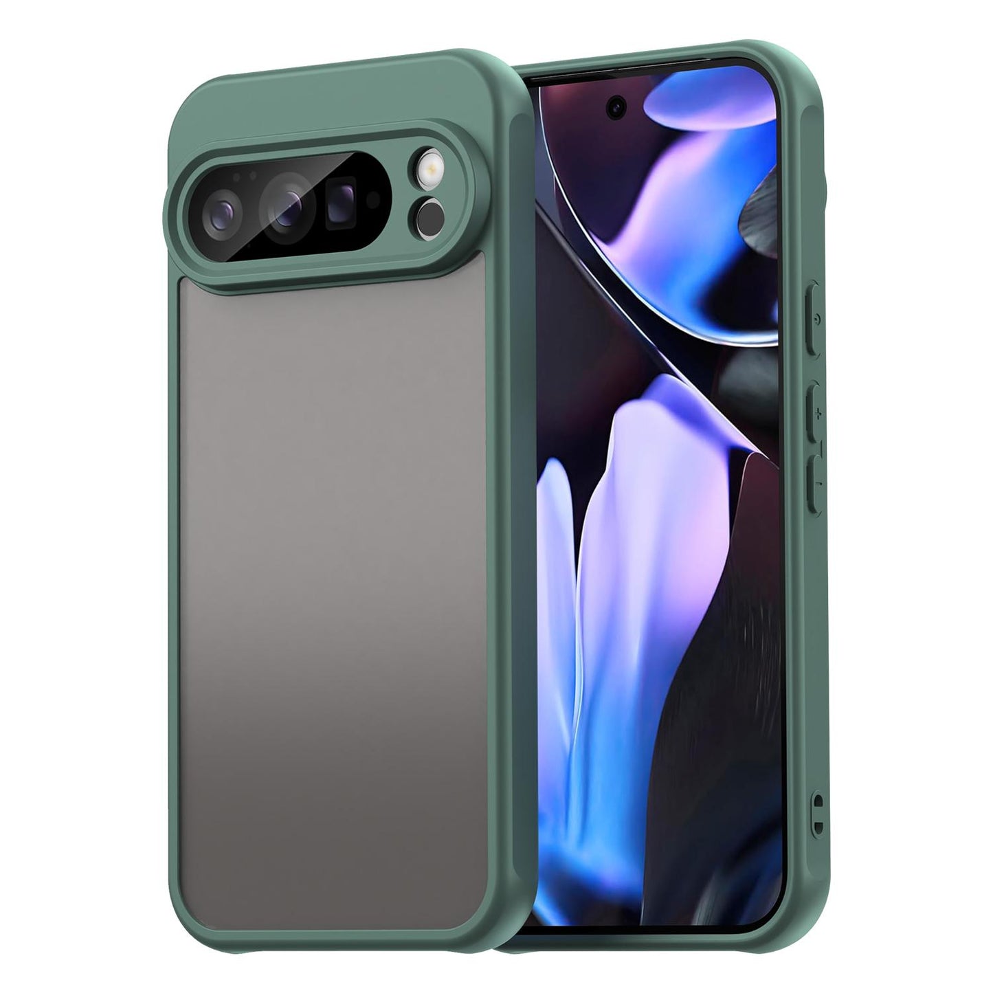 Google Pixel 10 Pro XL TPU Hybrid PC Frosted Phone Case with Durable Scratch, Dirt & Wear Protection, Precise Cutouts, Lightweight Easy-Fit Slim Cover