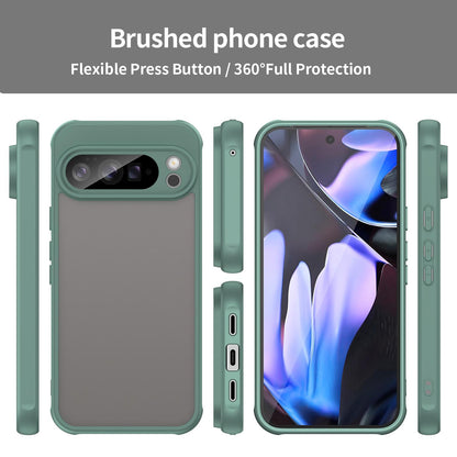 Google Pixel 10 Pro XL TPU Hybrid PC Frosted Phone Case with Durable Scratch, Dirt & Wear Protection, Precise Cutouts, Lightweight Easy-Fit Slim Cover