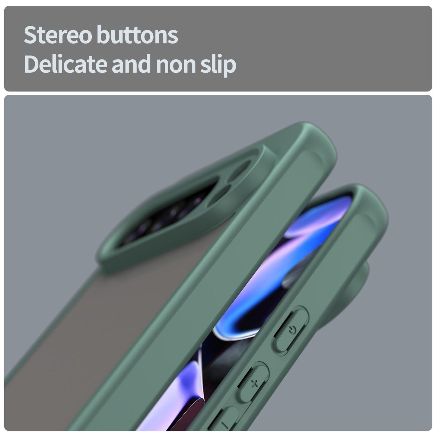 Google Pixel 10 Pro XL TPU Hybrid PC Frosted Phone Case with Durable Scratch, Dirt & Wear Protection, Precise Cutouts, Lightweight Easy-Fit Slim Cover