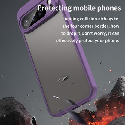 Google Pixel 10 Pro XL TPU Hybrid PC Frosted Phone Case with Durable Scratch, Dirt & Wear Protection, Precise Cutouts, Lightweight Easy-Fit Slim Cover