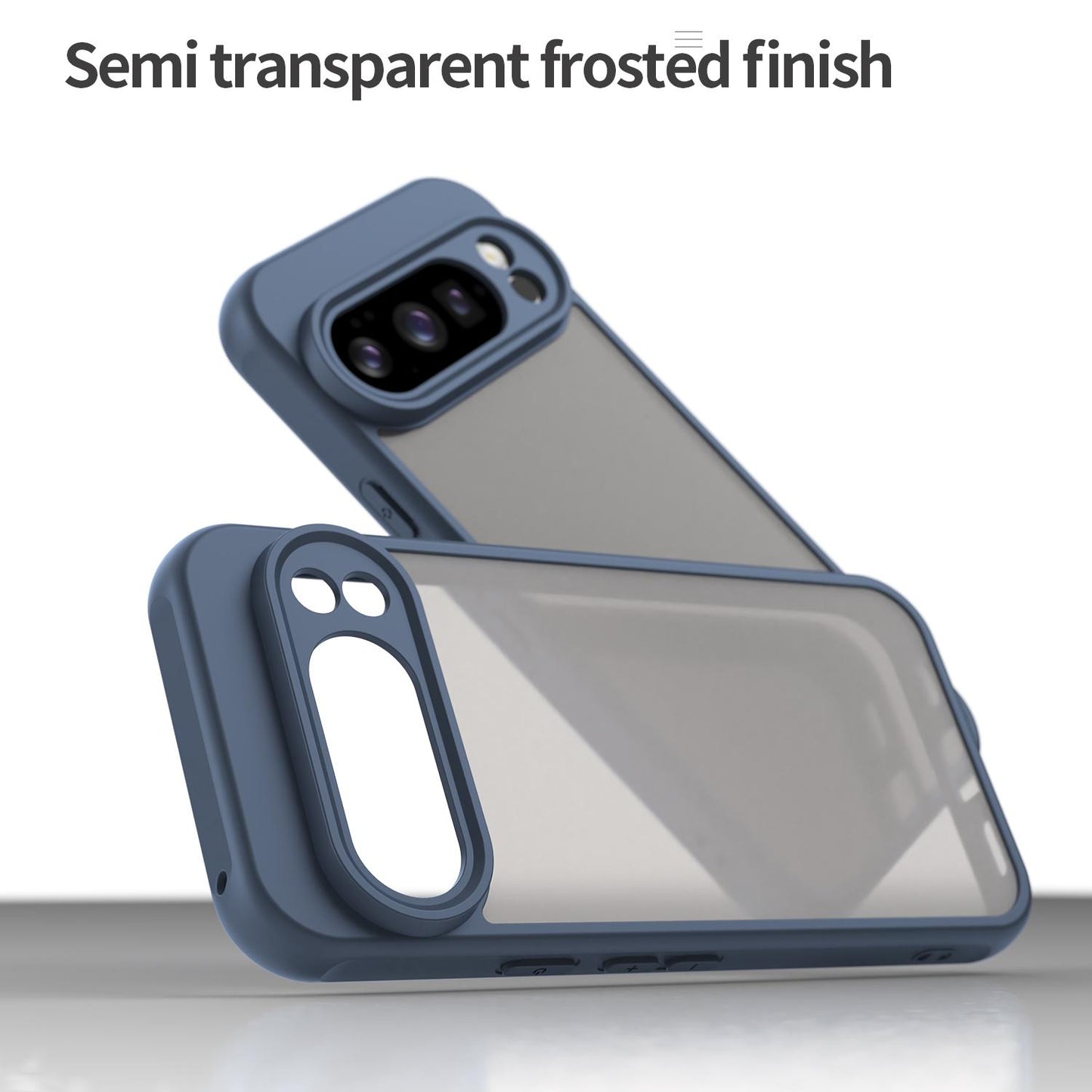 Google Pixel 10 Pro TPU Hybrid PC Frosted Phone Case with Durable Scratch, Dirt & Wear Protection, Precise Cutouts, Lightweight Easy-Fit Slim Cover
