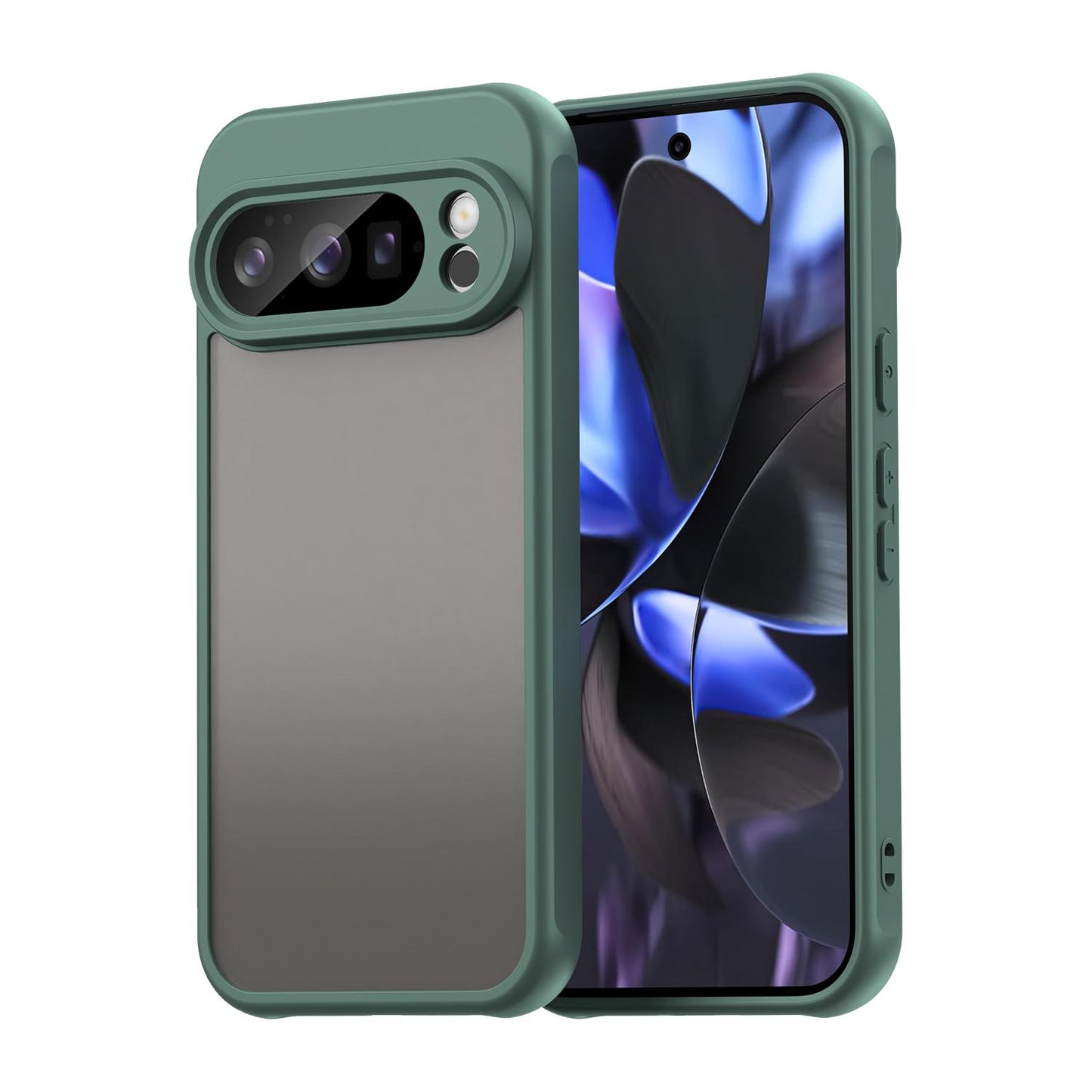 Google Pixel 10 Pro TPU Hybrid PC Frosted Phone Case with Durable Scratch, Dirt & Wear Protection, Precise Cutouts, Lightweight Easy-Fit Slim Cover
