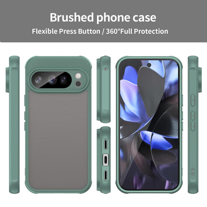 Google Pixel 10 Pro TPU Hybrid PC Frosted Phone Case with Durable Scratch, Dirt & Wear Protection, Precise Cutouts, Lightweight Easy-Fit Slim Cover