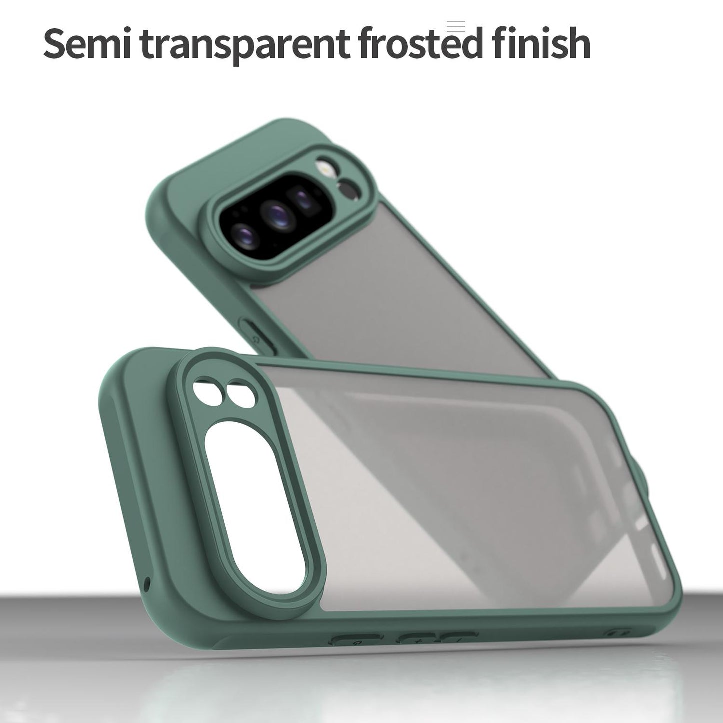 Google Pixel 10 Pro TPU Hybrid PC Frosted Phone Case with Durable Scratch, Dirt & Wear Protection, Precise Cutouts, Lightweight Easy-Fit Slim Cover