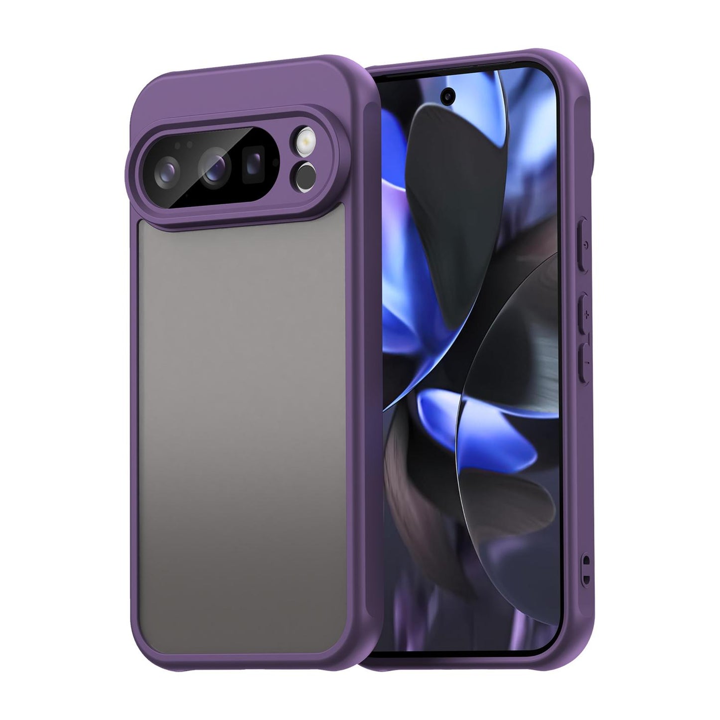 Google Pixel 10 Pro TPU Hybrid PC Frosted Phone Case with Durable Scratch, Dirt & Wear Protection, Precise Cutouts, Lightweight Easy-Fit Slim Cover
