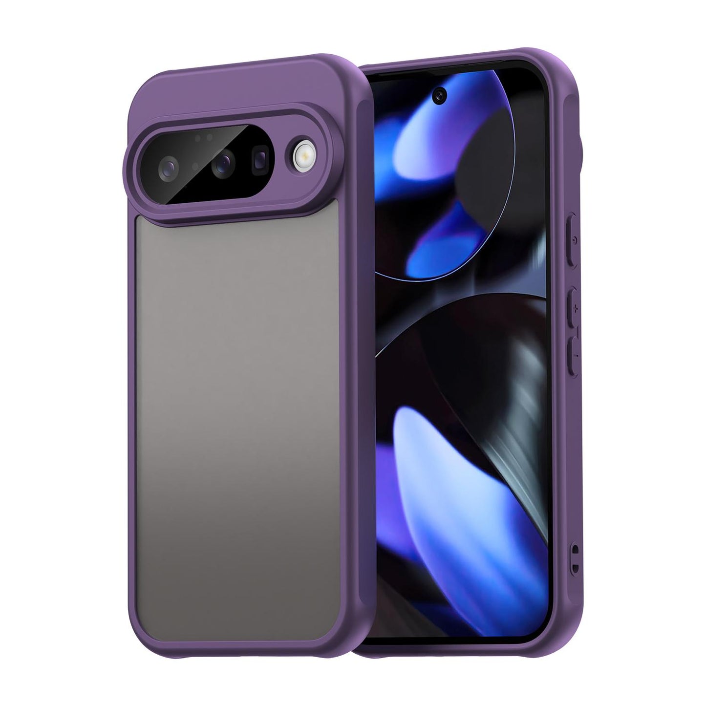 Google Pixel 10 TPU Hybrid PC Frosted Phone Case with Durable Scratch, Dirt & Wear Protection, Precise Cutouts, Lightweight Easy-Fit Slim Cover
