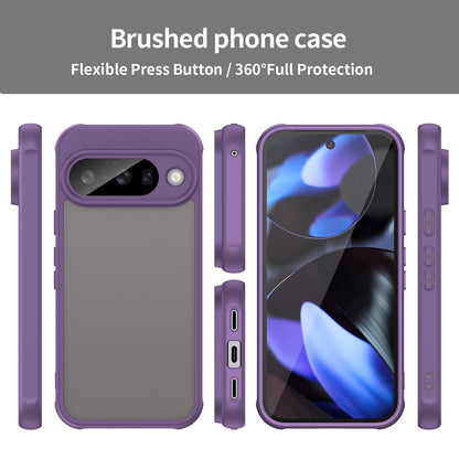 Google Pixel 10 TPU Hybrid PC Frosted Phone Case with Durable Scratch, Dirt & Wear Protection, Precise Cutouts, Lightweight Easy-Fit Slim Cover