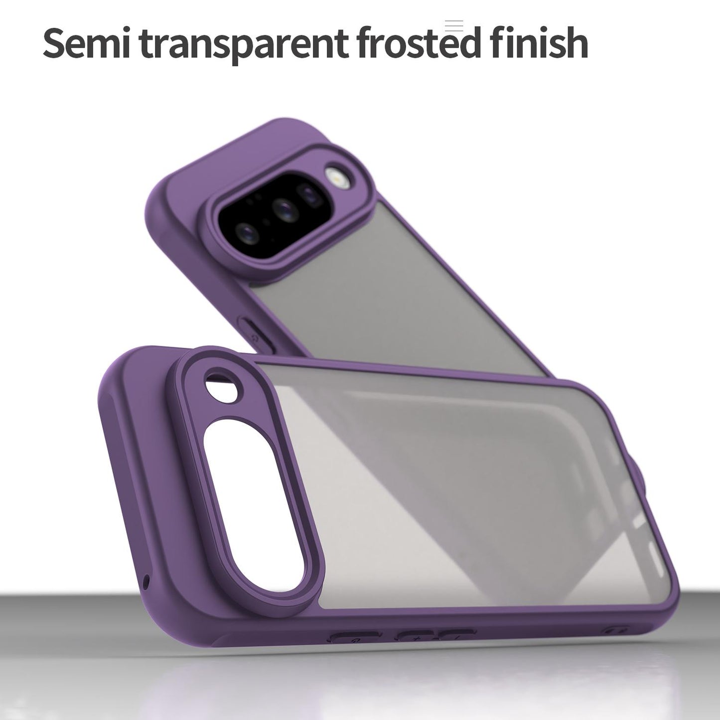 Google Pixel 10 TPU Hybrid PC Frosted Phone Case with Durable Scratch, Dirt & Wear Protection, Precise Cutouts, Lightweight Easy-Fit Slim Cover