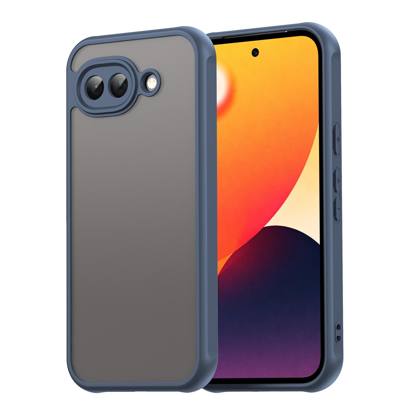 Google Pixel 10a TPU Hybrid PC Frosted Phone Case with Durable Scratch, Dirt & Wear Protection, Precise Cutouts, Lightweight Easy-Fit Slim Cover