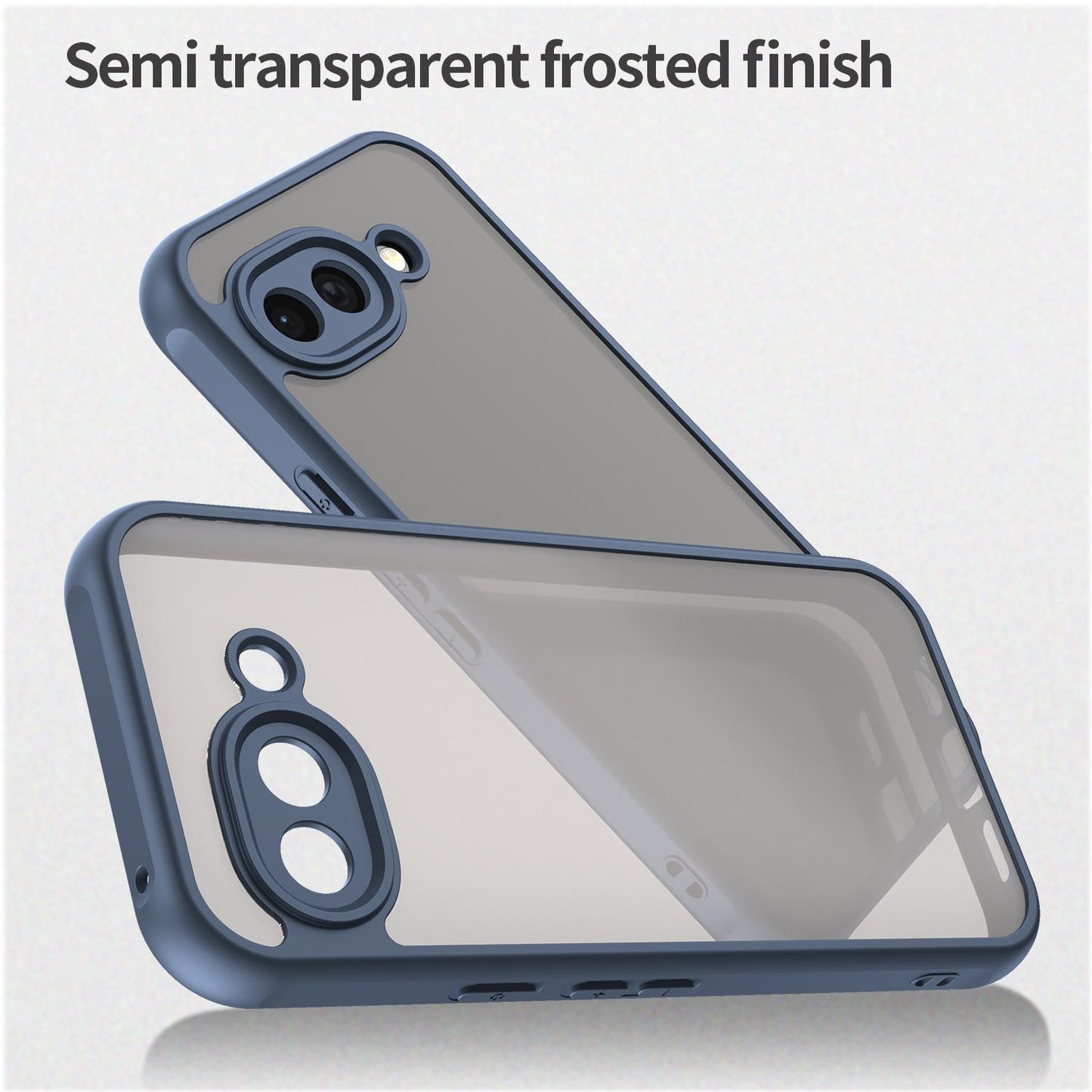 Google Pixel 10a TPU Hybrid PC Frosted Phone Case with Durable Scratch, Dirt & Wear Protection, Precise Cutouts, Lightweight Easy-Fit Slim Cover