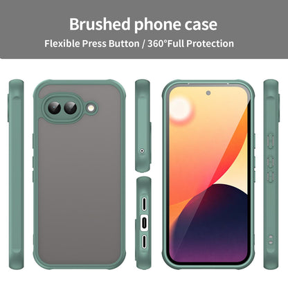 Google Pixel 10a TPU Hybrid PC Frosted Phone Case with Durable Scratch, Dirt & Wear Protection, Precise Cutouts, Lightweight Easy-Fit Slim Cover