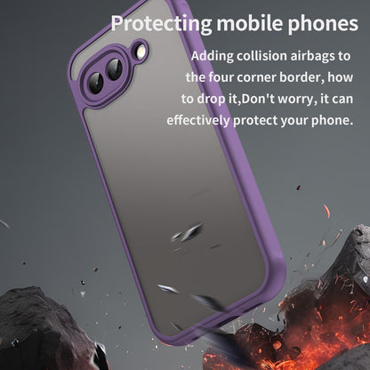 Google Pixel 10a TPU Hybrid PC Frosted Phone Case with Durable Scratch, Dirt & Wear Protection, Precise Cutouts, Lightweight Easy-Fit Slim Cover