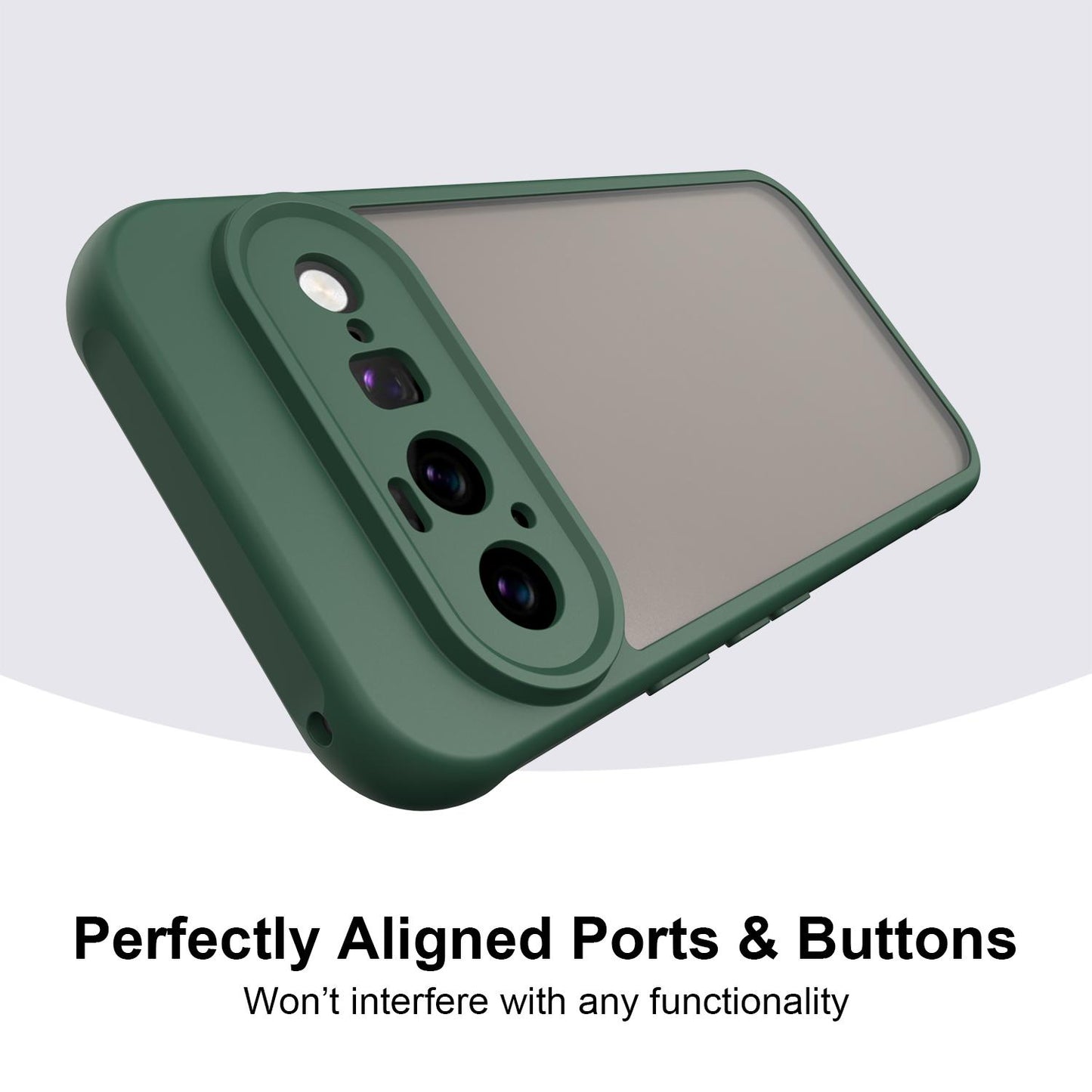 Google Pixel 11 TPU Hybrid PC Frosted Phone Case with Durable Scratch, Dirt & Wear Protection, Precise Cutouts, Lightweight Easy-Fit Slim Cover