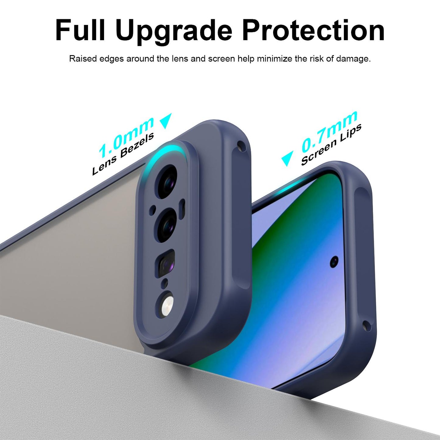 Google Pixel 11 Pro XL TPU Hybrid PC Frosted Phone Case with Durable Scratch, Dirt & Wear Protection, Precise Cutouts, Lightweight Easy-Fit Slim Cover