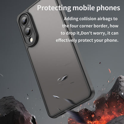 Samsung Galaxy S25 Edge 5G TPU Hybrid PC Frosted Phone Case with Durable Scratch, Dirt & Wear Protection, Precise Cutouts, Lightweight Easy-Fit Slim Cover