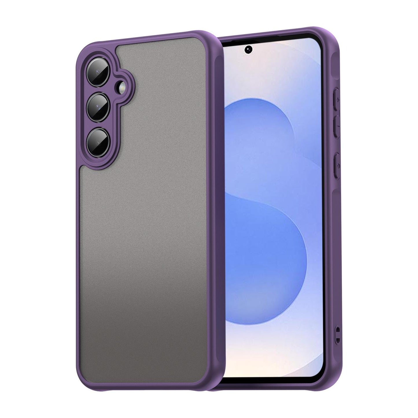 Samsung Galaxy S25 5G TPU Hybrid PC Frosted Phone Case with Durable Scratch, Dirt & Wear Protection, Precise Cutouts, Lightweight Easy-Fit Slim Cover