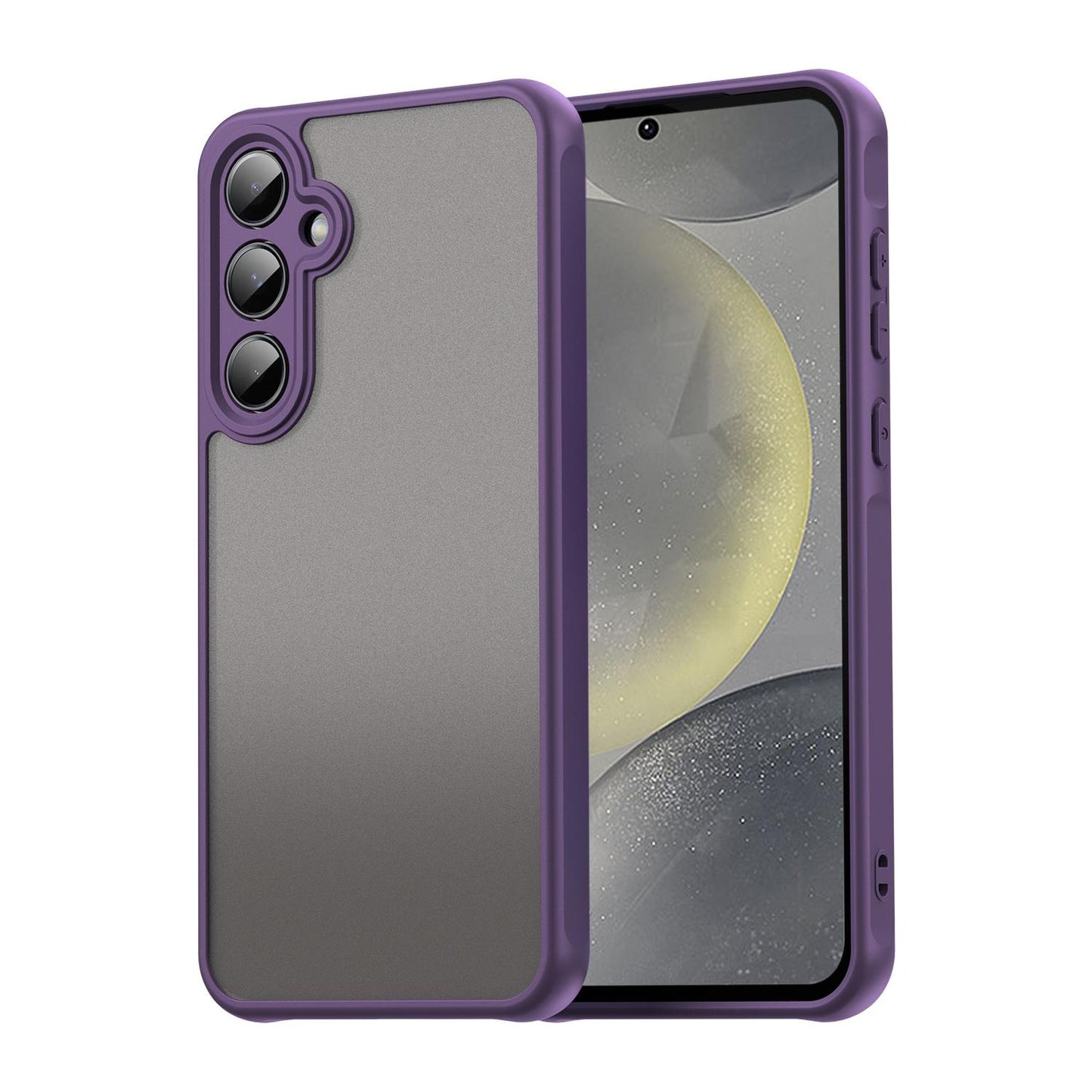 Samsung Galaxy S24 5G TPU Hybrid PC Frosted Phone Case with Durable Scratch, Dirt & Wear Protection, Precise Cutouts, Lightweight Easy-Fit Slim Cover