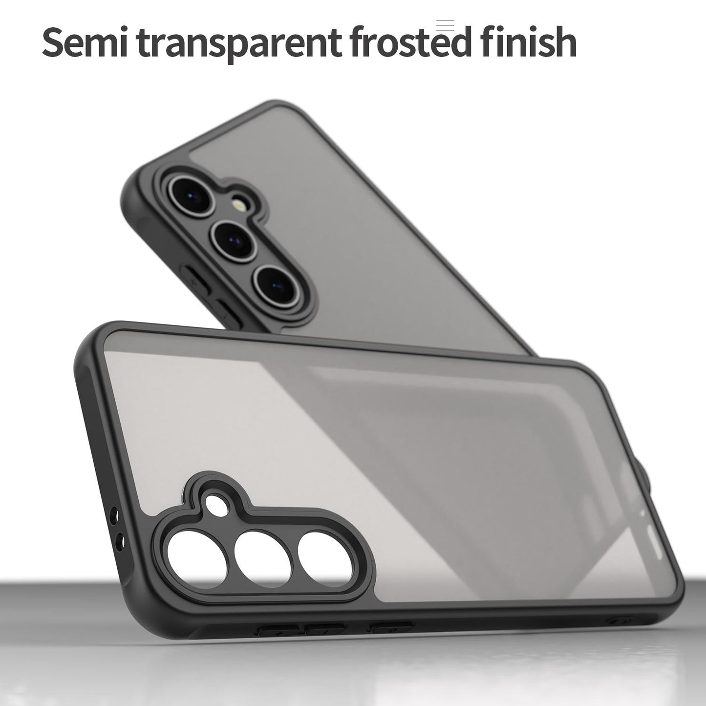 Samsung Galaxy S24 FE 5G TPU Hybrid PC Frosted Phone Case with Durable Scratch, Dirt & Wear Protection, Precise Cutouts, Lightweight Easy-Fit Slim Cover