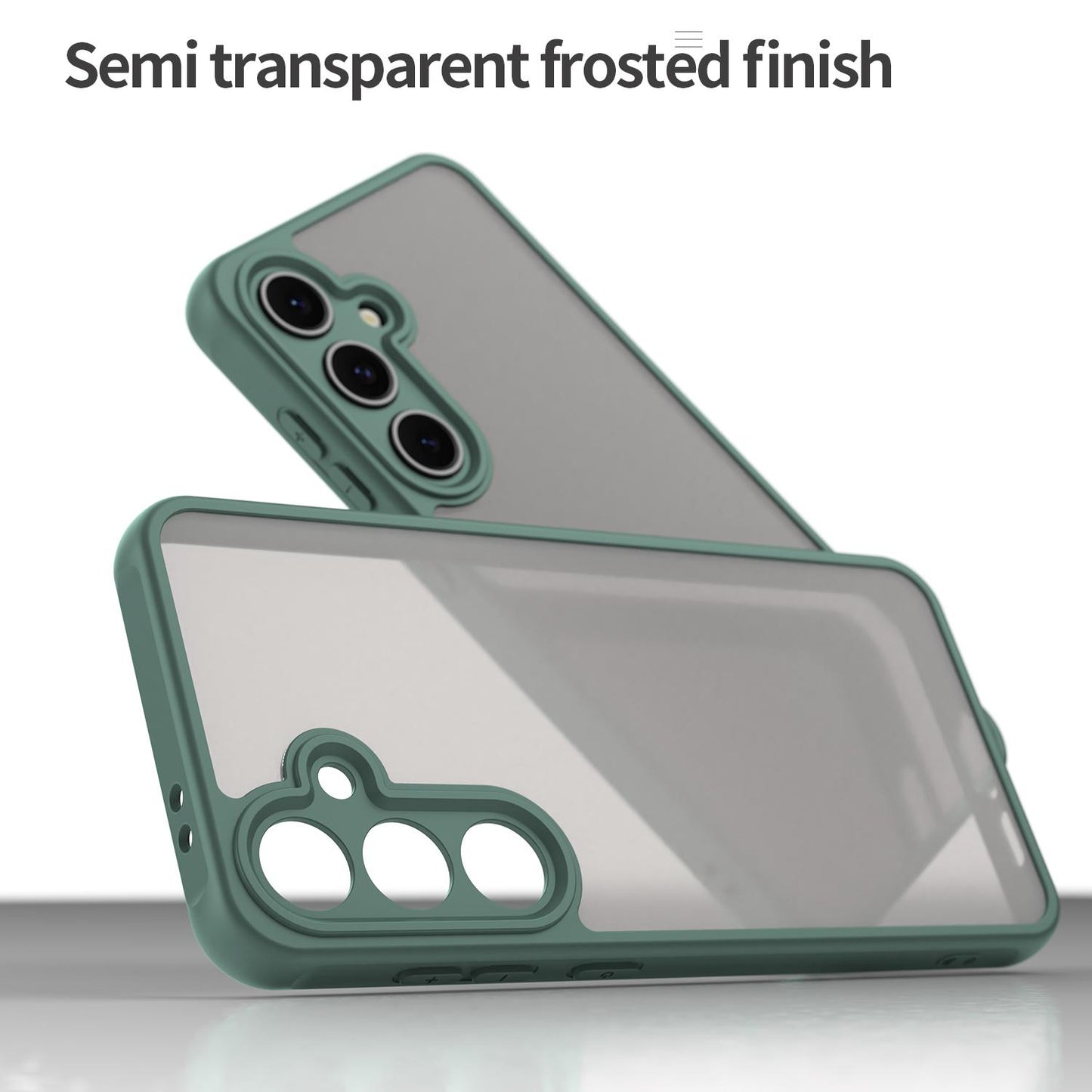 Samsung Galaxy S24 FE 5G TPU Hybrid PC Frosted Phone Case with Durable Scratch, Dirt & Wear Protection, Precise Cutouts, Lightweight Easy-Fit Slim Cover
