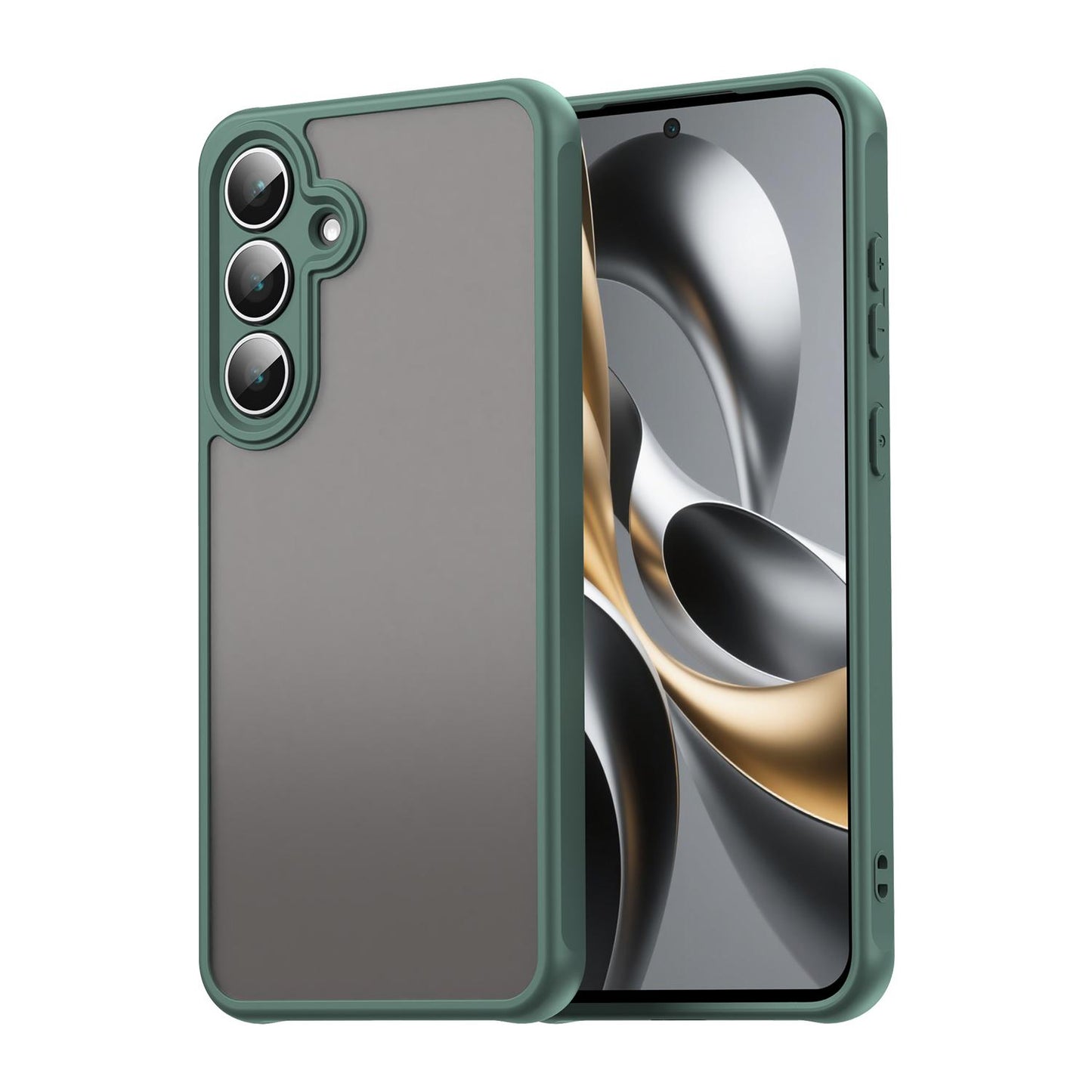 Samsung Galaxy S25 FE 5G TPU Hybrid PC Frosted Phone Case with Durable Scratch, Dirt & Wear Protection, Precise Cutouts, Lightweight Easy-Fit Slim Cover