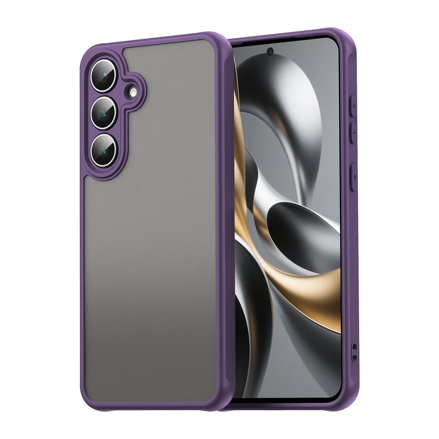 Samsung Galaxy S25 FE 5G TPU Hybrid PC Frosted Phone Case with Durable Scratch, Dirt & Wear Protection, Precise Cutouts, Lightweight Easy-Fit Slim Cover