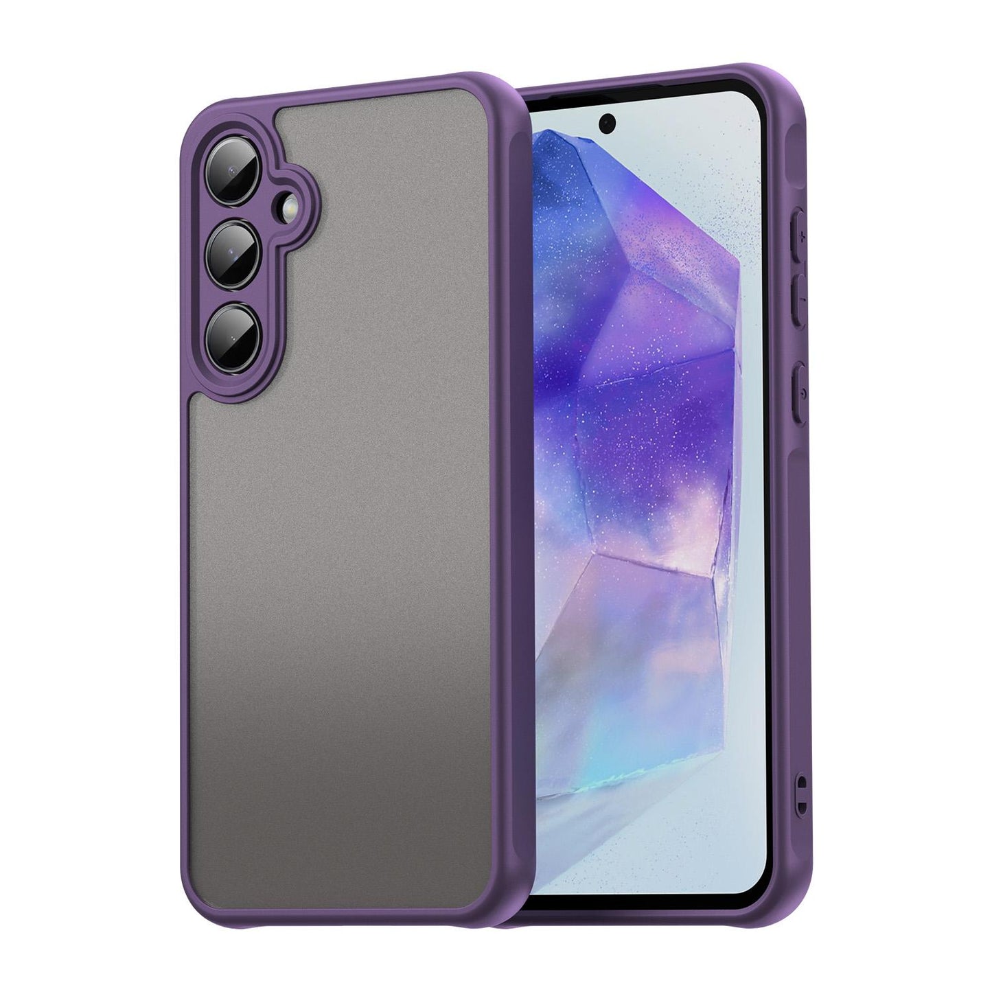 Samsung Galaxy A55 5G TPU Hybrid PC Frosted Phone Case with Durable Scratch, Dirt & Wear Protection, Precise Cutouts, Lightweight Easy-Fit Slim Cover