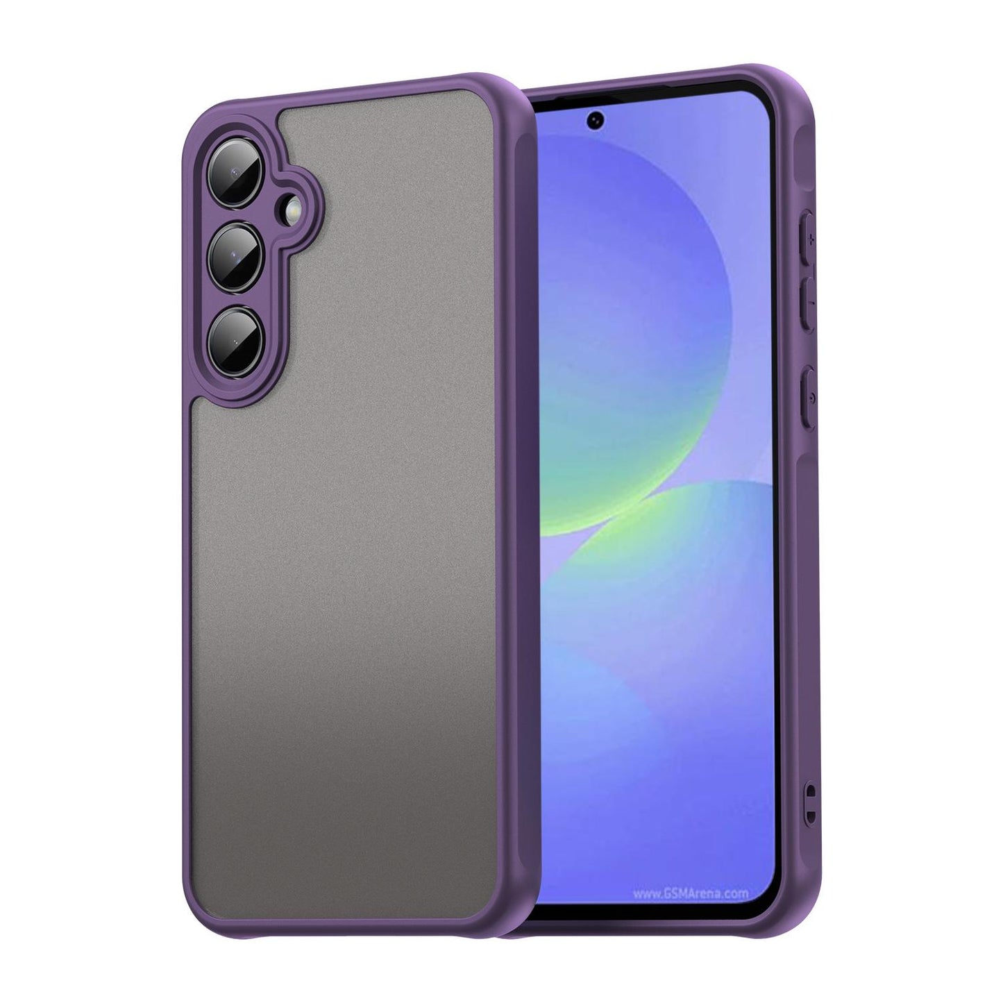 Samsung Galaxy A36 5G TPU Hybrid PC Frosted Phone Case with Durable Scratch, Dirt & Wear Protection, Precise Cutouts, Lightweight Easy-Fit Slim Cover