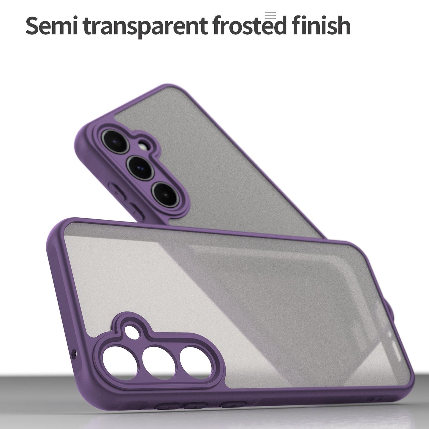 Samsung Galaxy A36 5G TPU Hybrid PC Frosted Phone Case with Durable Scratch, Dirt & Wear Protection, Precise Cutouts, Lightweight Easy-Fit Slim Cover