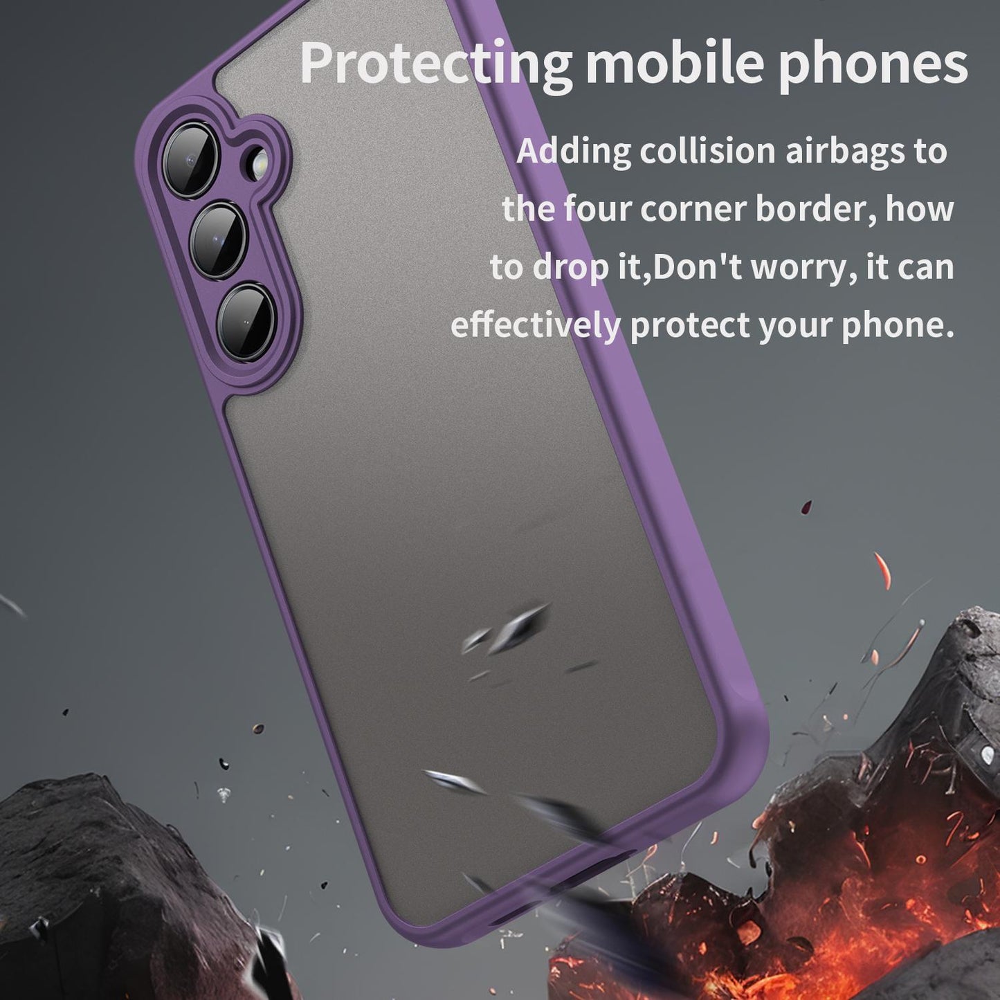 Samsung Galaxy A16 5G TPU Hybrid PC Frosted Phone Case with Durable Scratch, Dirt & Wear Protection, Precise Cutouts, Lightweight Easy-Fit Slim Cover