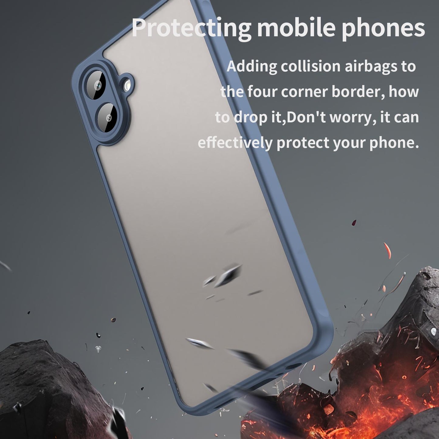 Samsung Galaxy A07 4G TPU Hybrid PC Frosted Phone Case with Durable Scratch, Dirt & Wear Protection, Precise Cutouts, Lightweight Easy-Fit Slim Cover
