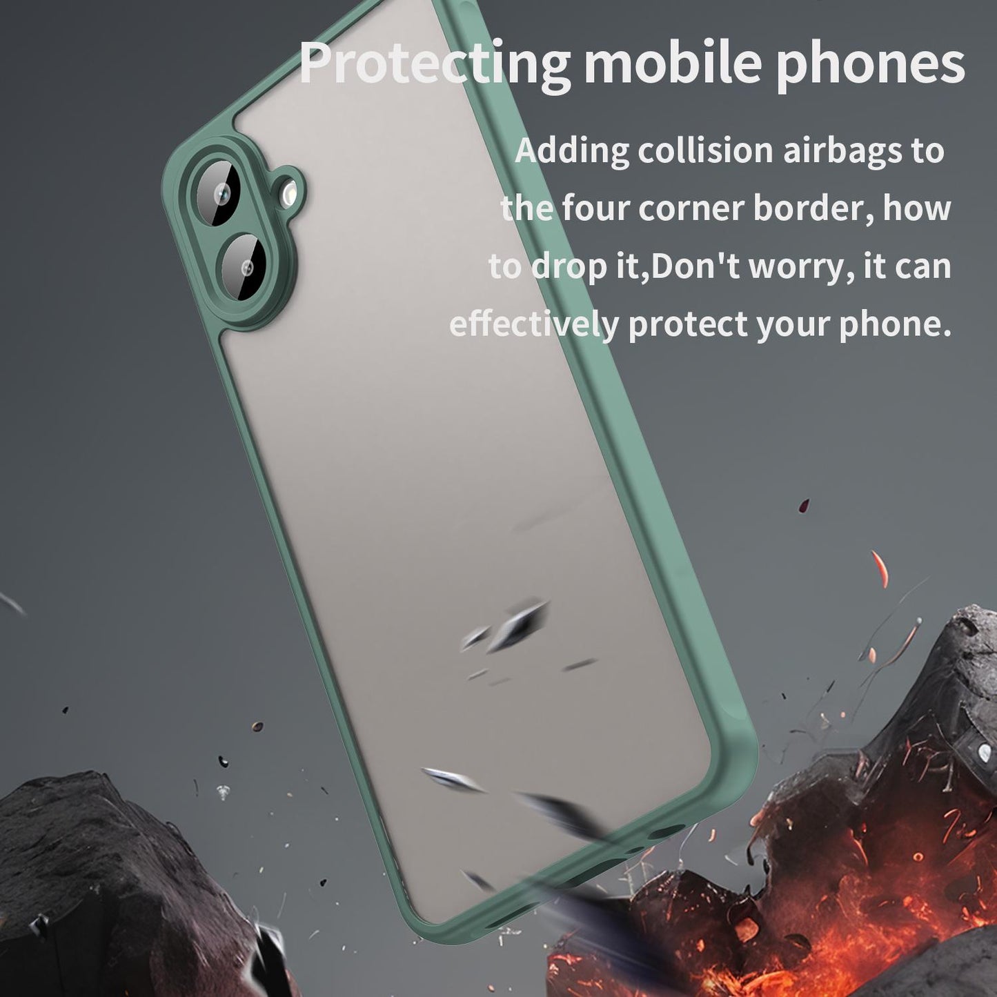 Samsung Galaxy A07 4G TPU Hybrid PC Frosted Phone Case with Durable Scratch, Dirt & Wear Protection, Precise Cutouts, Lightweight Easy-Fit Slim Cover