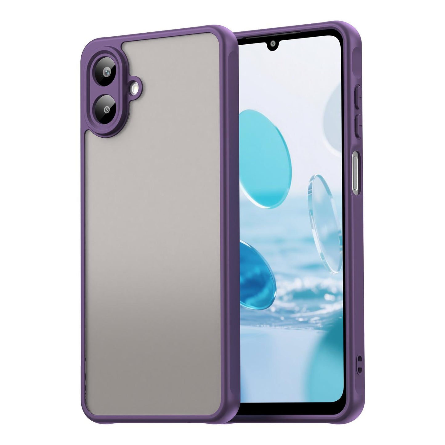 Samsung Galaxy A07 4G TPU Hybrid PC Frosted Phone Case with Durable Scratch, Dirt & Wear Protection, Precise Cutouts, Lightweight Easy-Fit Slim Cover