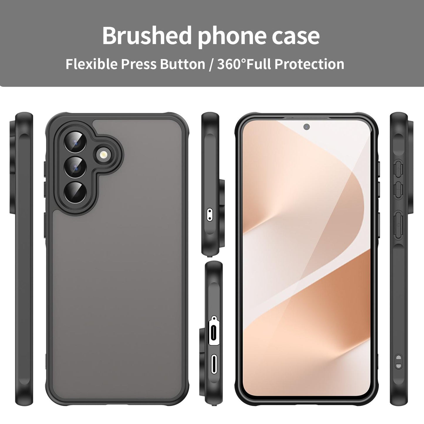 Samsung Galaxy A57 5G TPU Hybrid PC Frosted Phone Case with Durable Scratch, Dirt & Wear Protection, Precise Cutouts, Lightweight Easy-Fit Slim Cover
