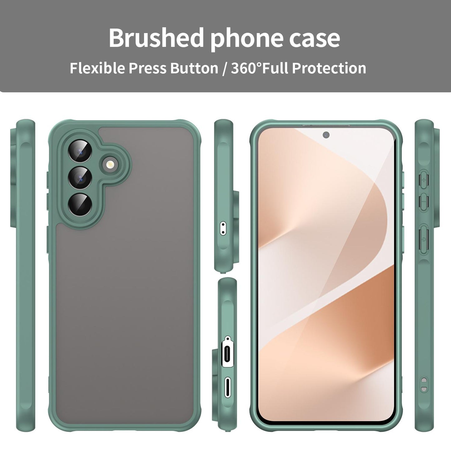Samsung Galaxy A57 5G TPU Hybrid PC Frosted Phone Case with Durable Scratch, Dirt & Wear Protection, Precise Cutouts, Lightweight Easy-Fit Slim Cover
