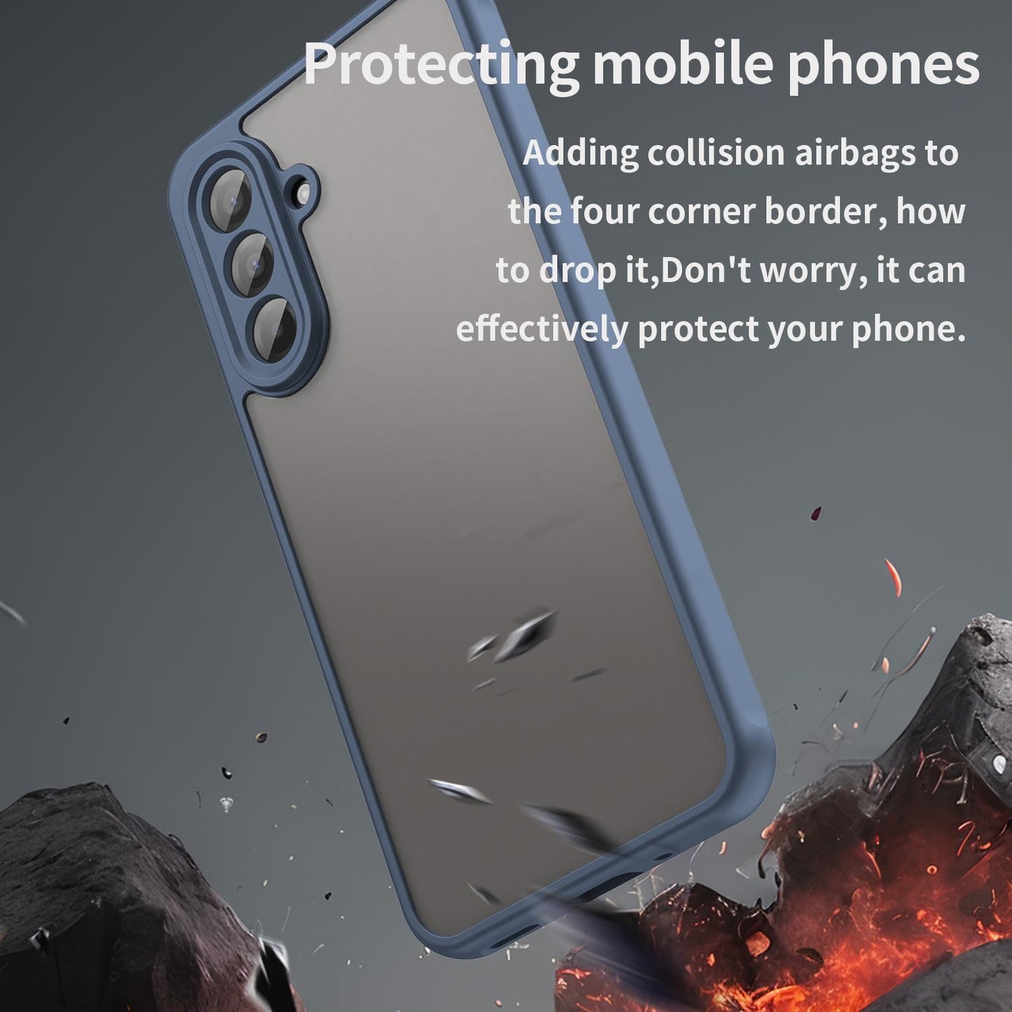 Samsung Galaxy A17 4G TPU Hybrid PC Frosted Phone Case with Durable Scratch, Dirt & Wear Protection, Precise Cutouts, Lightweight Easy-Fit Slim Cover