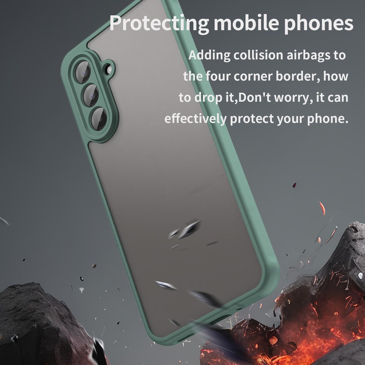 Samsung Galaxy A17 4G TPU Hybrid PC Frosted Phone Case with Durable Scratch, Dirt & Wear Protection, Precise Cutouts, Lightweight Easy-Fit Slim Cover