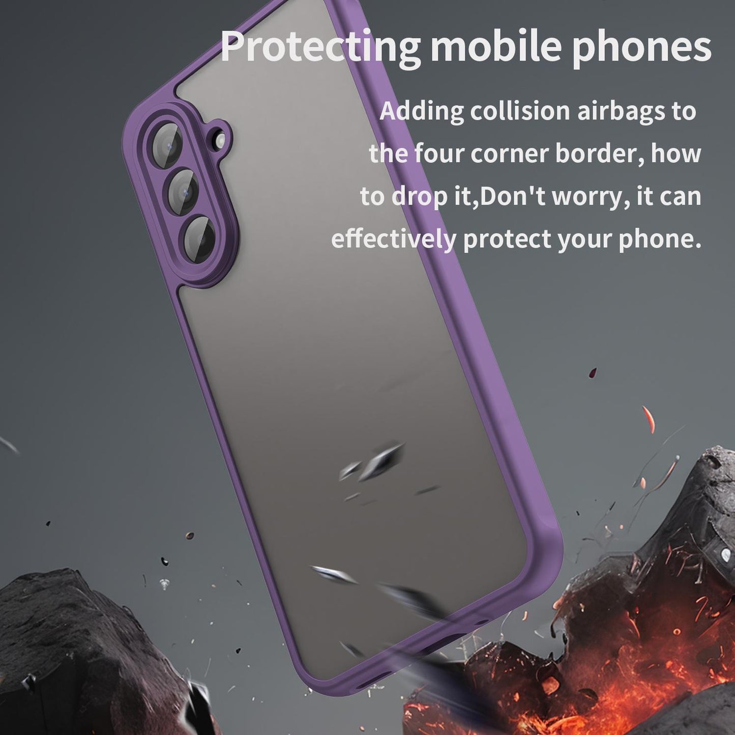 Samsung Galaxy A17 5G TPU Hybrid PC Frosted Phone Case with Durable Scratch, Dirt & Wear Protection, Precise Cutouts, Lightweight Easy-Fit Slim Cover