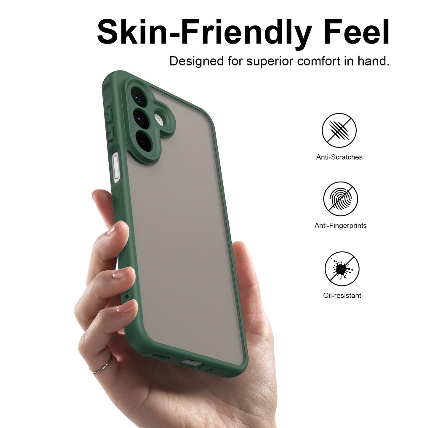 Samsung Galaxy A27 5G TPU Hybrid PC Frosted Phone Case with Durable Scratch, Dirt & Wear Protection, Precise Cutouts, Lightweight Easy-Fit Slim Cover
