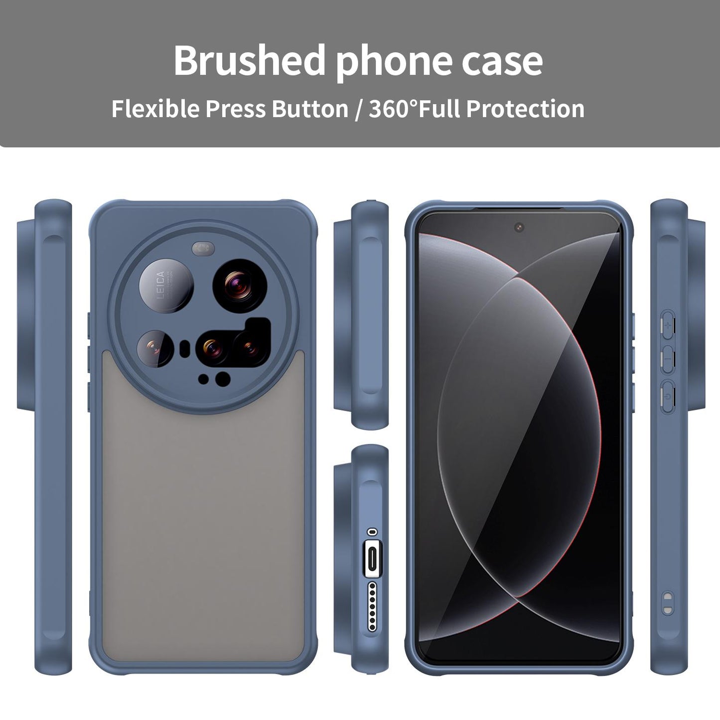 Xiaomi 15 Ultra TPU Hybrid PC Frosted Phone Case with Durable Scratch, Dirt & Wear Protection, Precise Cutouts, Lightweight Easy-Fit Slim Cover