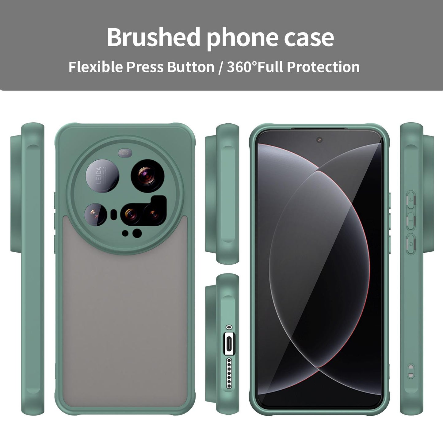 Xiaomi 15 Ultra TPU Hybrid PC Frosted Phone Case with Durable Scratch, Dirt & Wear Protection, Precise Cutouts, Lightweight Easy-Fit Slim Cover