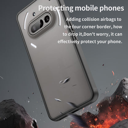 Nothing Phone 3a TPU Hybrid PC Frosted Phone Case with Durable Scratch, Dirt & Wear Protection, Precise Cutouts, Lightweight Easy-Fit Slim Cover