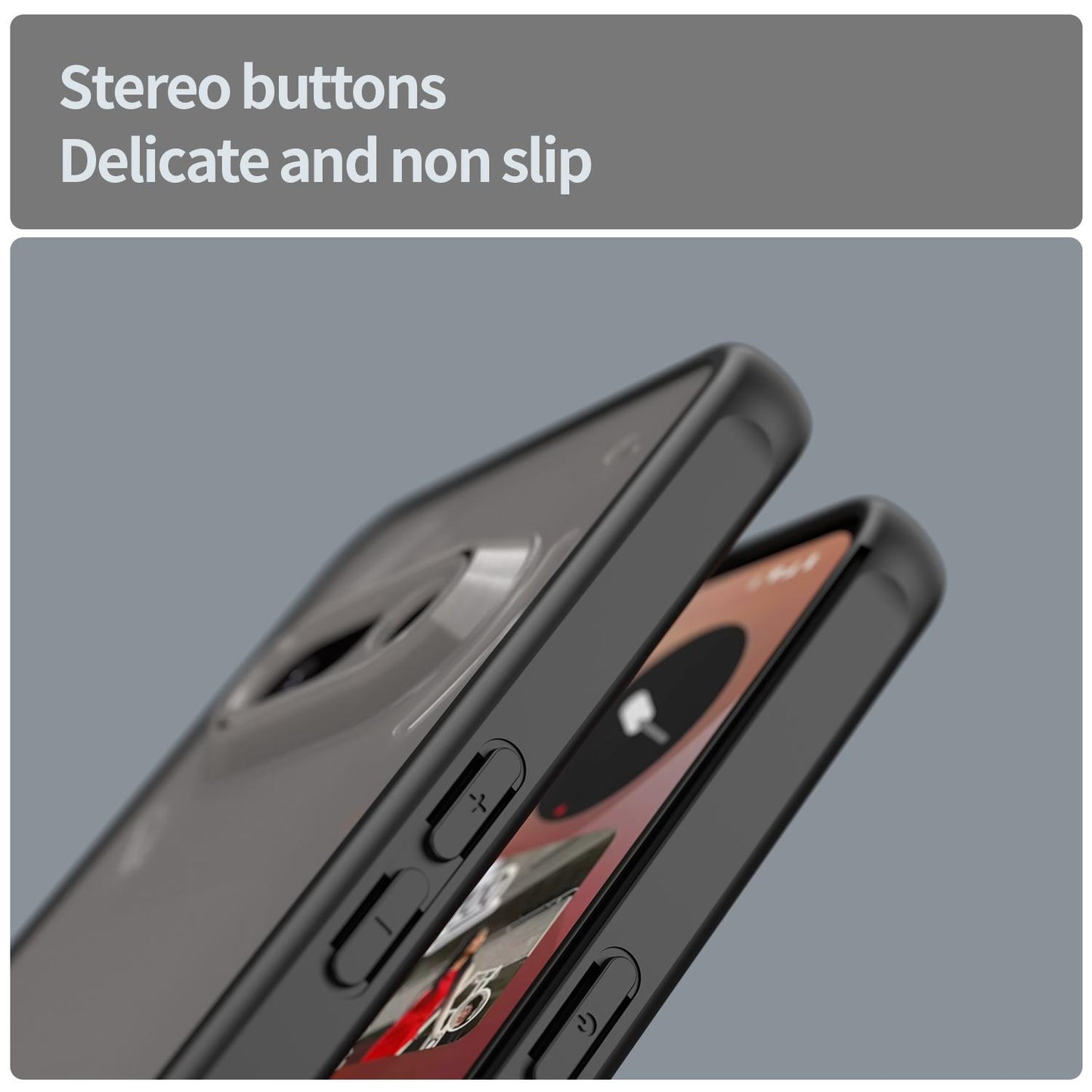 Nothing Phone 3a TPU Hybrid PC Frosted Phone Case with Durable Scratch, Dirt & Wear Protection, Precise Cutouts, Lightweight Easy-Fit Slim Cover