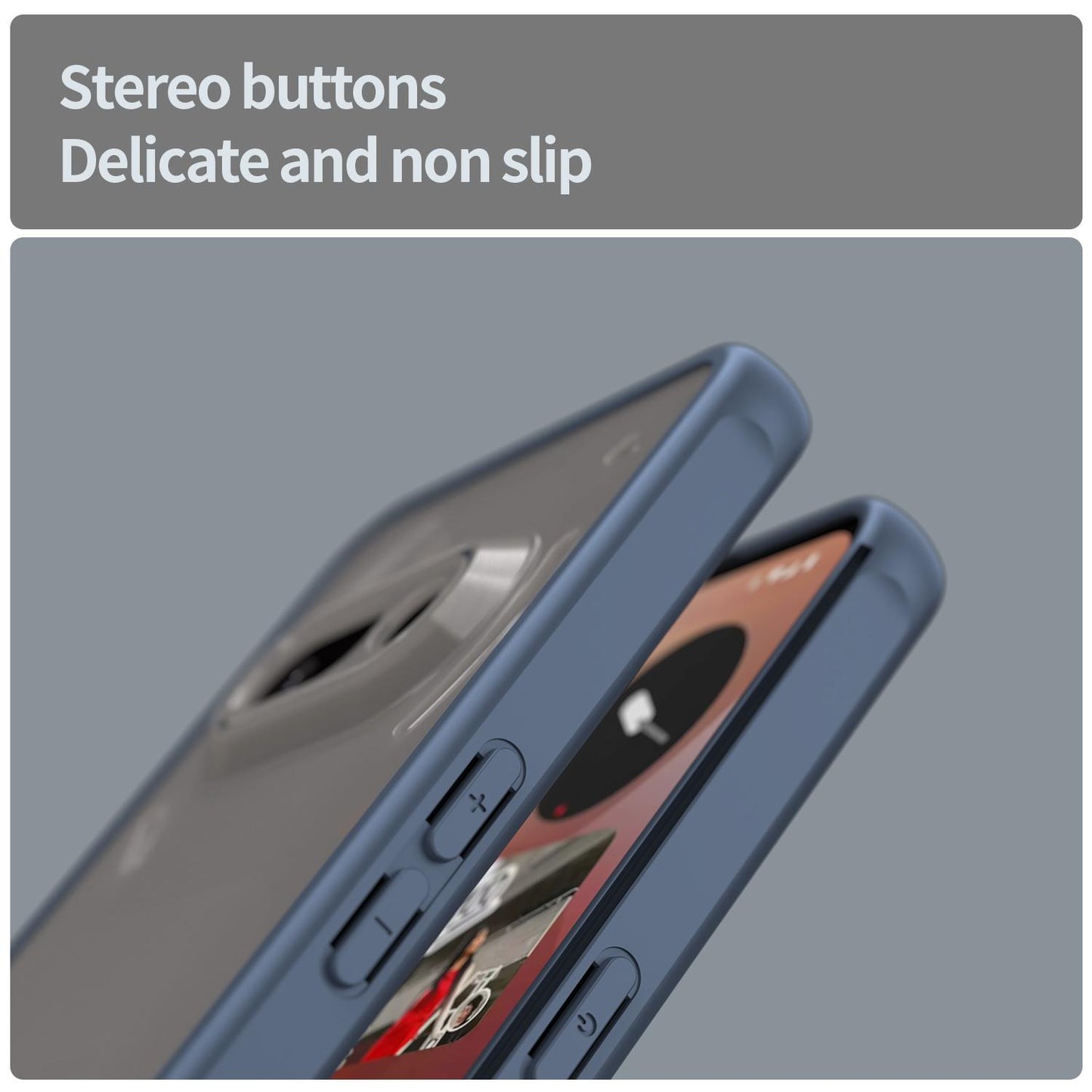Nothing Phone 3a TPU Hybrid PC Frosted Phone Case with Durable Scratch, Dirt & Wear Protection, Precise Cutouts, Lightweight Easy-Fit Slim Cover