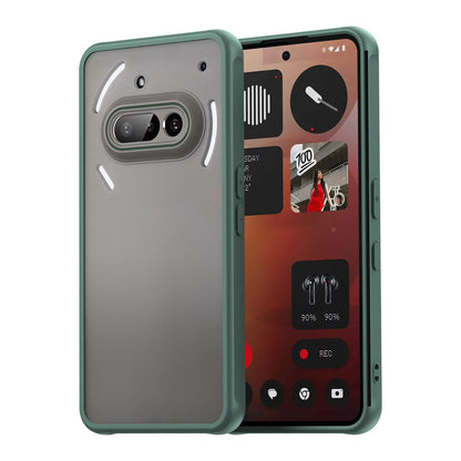 Nothing Phone 3a TPU Hybrid PC Frosted Phone Case with Durable Scratch, Dirt & Wear Protection, Precise Cutouts, Lightweight Easy-Fit Slim Cover