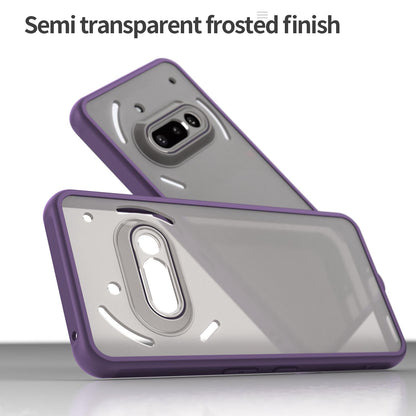 Nothing Phone 3a TPU Hybrid PC Frosted Phone Case with Durable Scratch, Dirt & Wear Protection, Precise Cutouts, Lightweight Easy-Fit Slim Cover