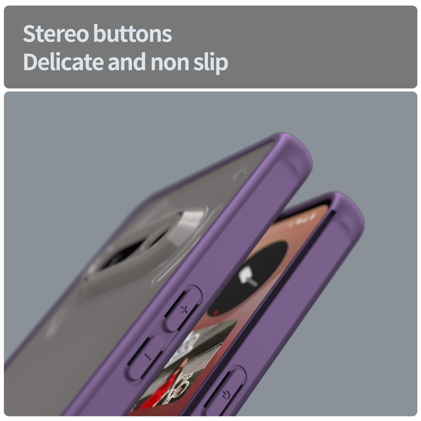 Nothing Phone 3a TPU Hybrid PC Frosted Phone Case with Durable Scratch, Dirt & Wear Protection, Precise Cutouts, Lightweight Easy-Fit Slim Cover