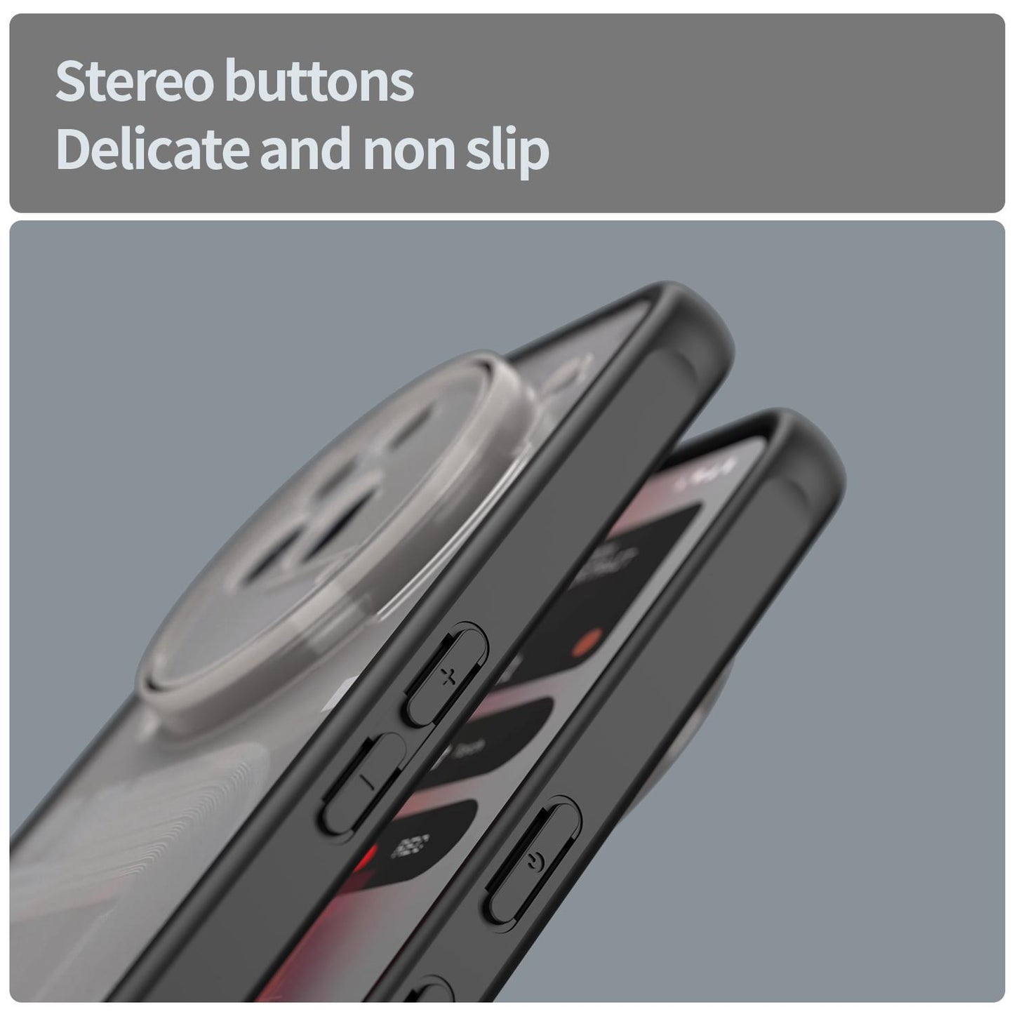 Nothing Phone 3a Pro TPU Hybrid PC Frosted Phone Case with Durable Scratch, Dirt & Wear Protection, Precise Cutouts, Lightweight Easy-Fit Slim Cover
